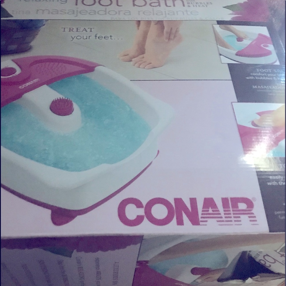 Brand new in the box Conair heated foot spa